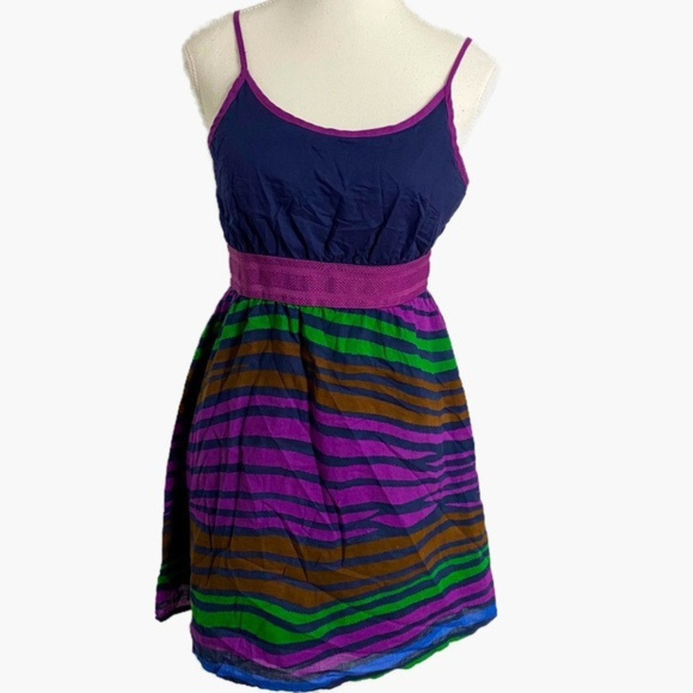 Aryeh Spaghetti Strap Cotton Dress with Elastic Waist